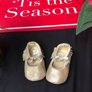 Cute Little Gold Shoes